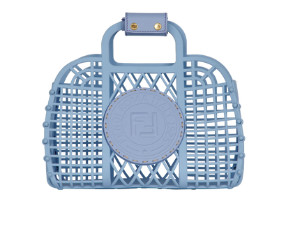 Small Plastic Basket Bag, front view